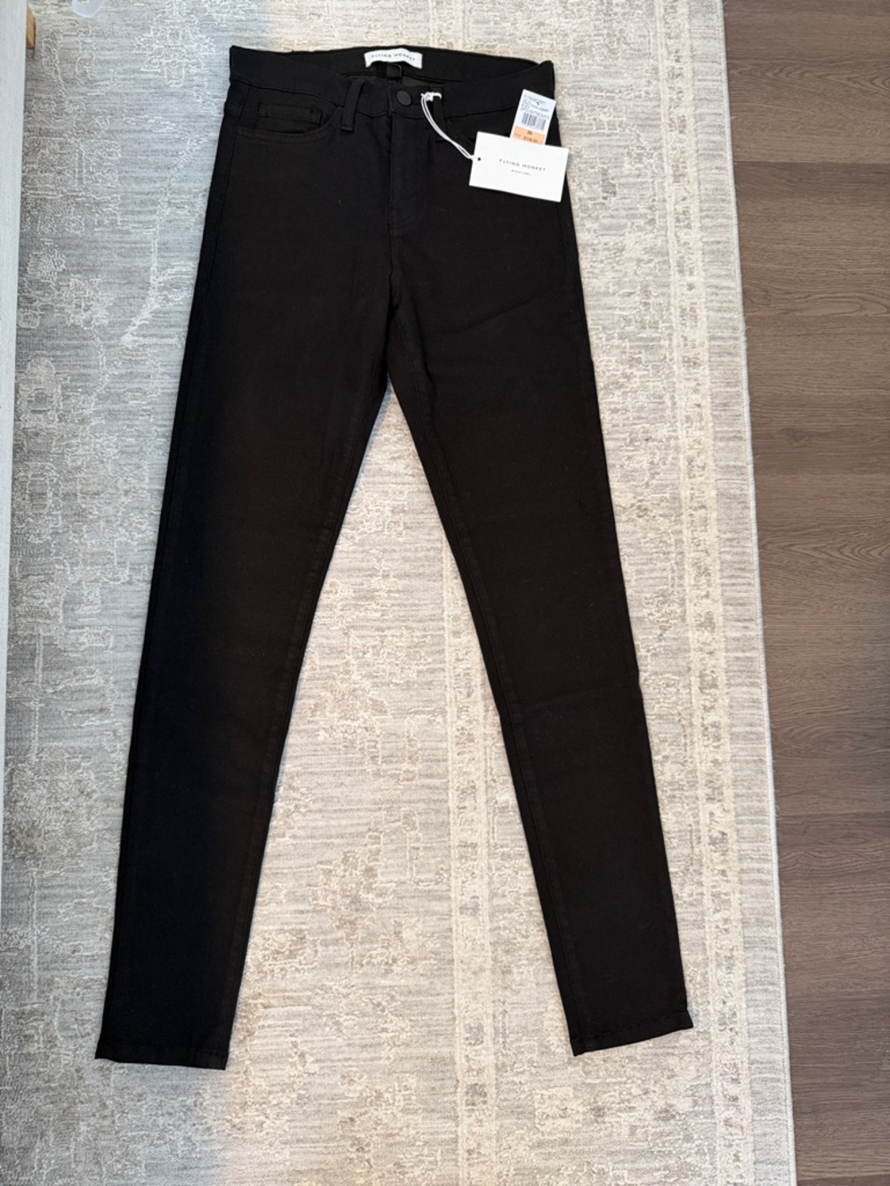 Flying Monkey Black High-Rise Skinny Jeans